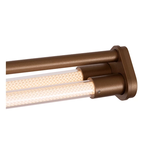 Lucide JANDERIN - Hanglamp - LED Dimb. - CCT - 2x16,5W 2200K/3300K - Handbewegingssensor - Champagne kleur | Vibes - detail 2